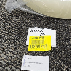 (QTY 8) 12200-34 Urethane Rear Squeegee Blade 56/4X750 Fits Taski Swingo 450