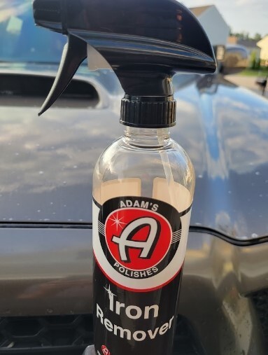 Adam’s Iron Remover 16oz Iron Out Fallout Rust Remover Spray For Car Deta NEW