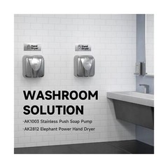 AIKE Elephant Power Commercial Hand Dryer High Speed Auto Warm Wind, Brushed …