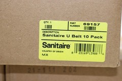 60x Lot Genuine Sanitaire U Belt 69157