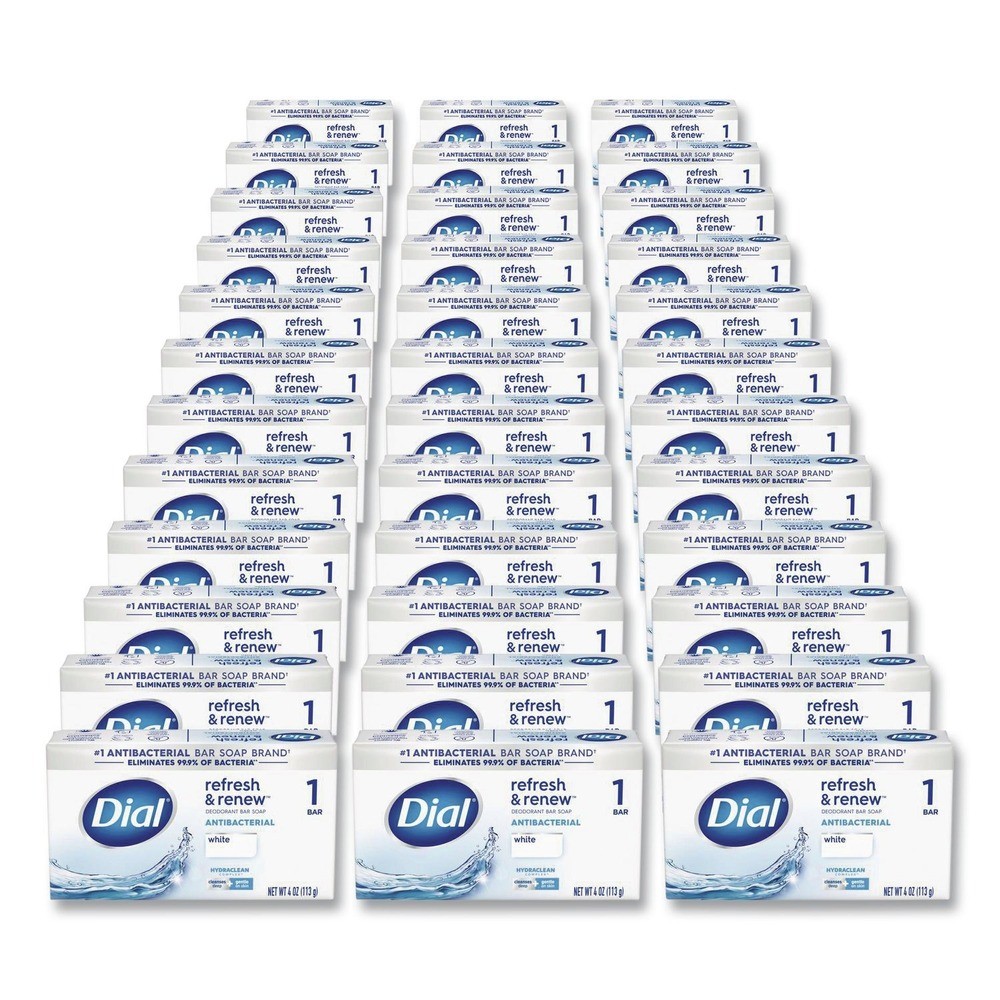 Dial 92633 4 oz. Deodorant Bar Soap – Iconic Dial Soap Scent (36/Carton) New