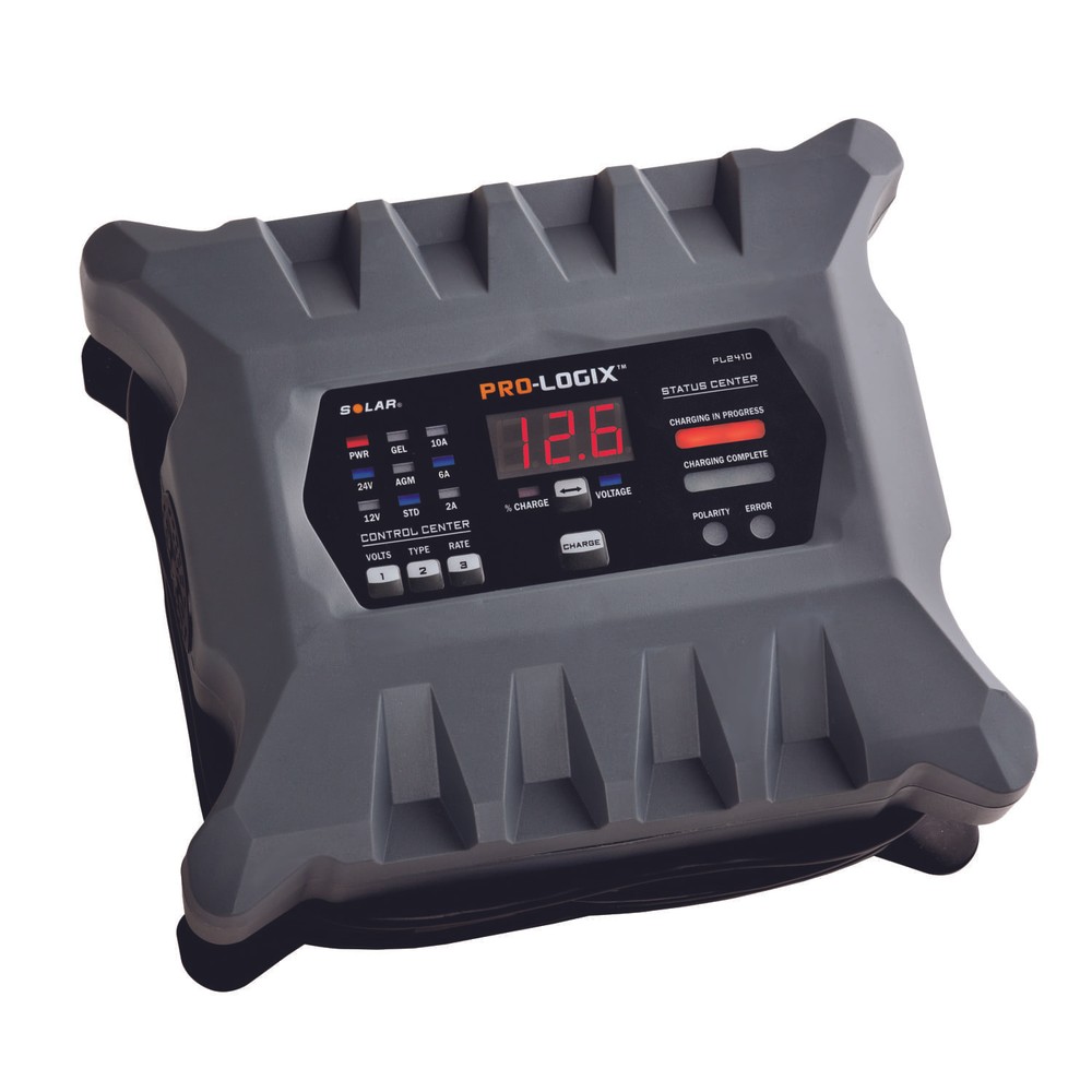 12/24 Volt 10/6/2A Intelligent Battery Charger/Maintainer SOL-PL2410
