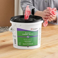SC JOHNSON Kresto KCW130W Cherry Heavy Duty Hand Cleansing Wipes 130-Count