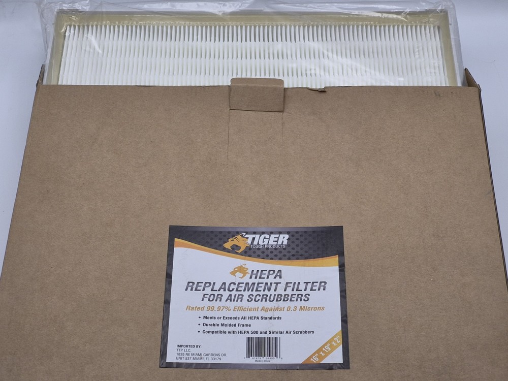 Dri-Eaz Replacement HEPA 500 Primary Filter for F284 Air Scrubber, F321, 16x9x2″