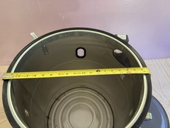 Soteco Stainless Steel Debris and Dust Collection Canister Tank w/Casters