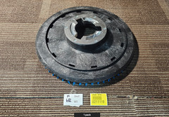 Floor Pad Driver with Plate & Riser 15-inch Diameter, Black Fits Tennant/ Nobles