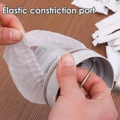 UtySty 100 Pack Hand Vacuum Filter Cover 10*7 cm/3.94*2.76 in, White