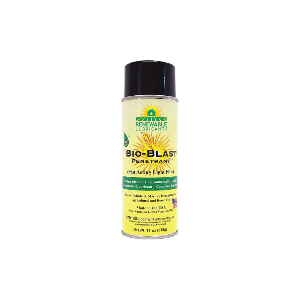 RENEWABLE LUBRICANTS 80352 Biodegradable Lubricant,Aerosol,11 oz. 2VXN5
