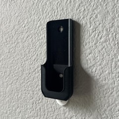 Wall Holder Mount for ARTIKA Ceiling Fan Remote (3D Printed in the USA) Black