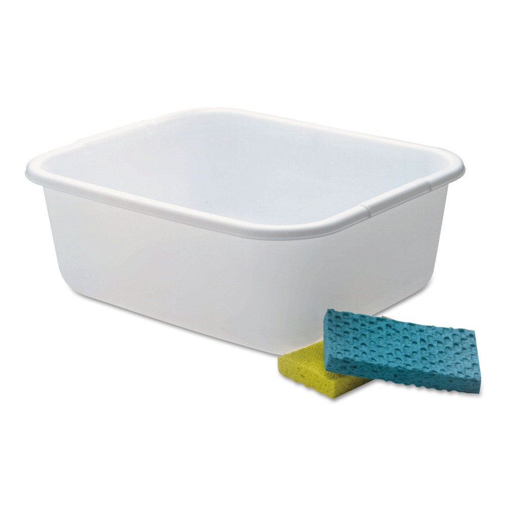 Rubbermaid 2951ARWHTCT 14.5″ x 12.5″ x 5.7″ 4.5 gal Dishpan – WHT (6/CT) New