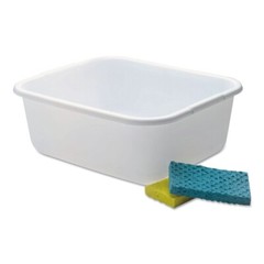Rubbermaid 2951ARWHTCT 14.5″ x 12.5″ x 5.7″ 4.5 gal Dishpan – WHT (6/CT) New