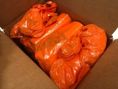 NEW Streamline Solutions Orange Medical 29″ X 43″ Reject Linen Bags 240 pc Case