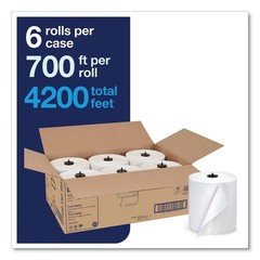 Tork 290089 1-Ply 7.7″ x 700′ Advanced Matic Hand Towel Roll – WHT(6/Carton) New