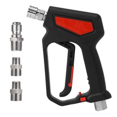 RIDGE WASHER Pressure Washer Gun 5000 PSI, 12 GPM, Short Swivel, Black