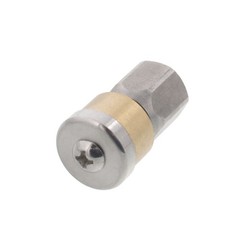 Erie Tools Rotating 1/8″ Sewer Jetter Nozzle for Drain Cleaning 3.5 Orifice