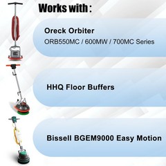 Hhq Drive Pad Holder Fits On The Bottom Of Oreck Orbiter Bissell Bgem9000 Floor