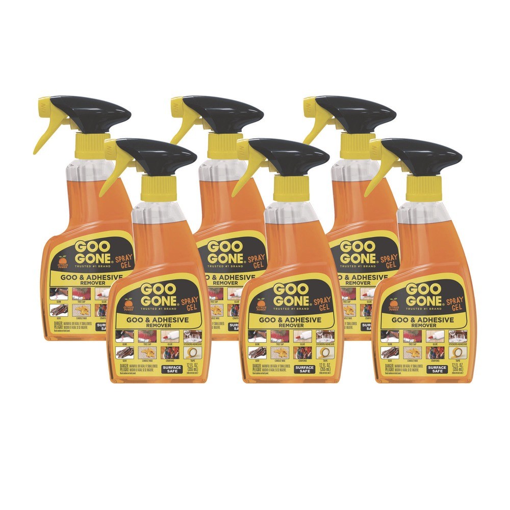 Goo Gone 2096 12 oz Spray Bottle Spray Gel Cleaner – Citrus Scent (6/CT) New