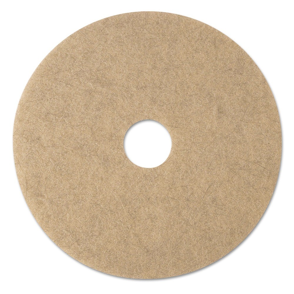 3M 19008 20 in. Ultra High-Speed Floor Burnishing Pads 3500 – Tan (5/CT) New