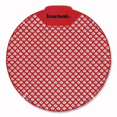 Boardwalk 1008 1.8 oz. Urinal Screen – Cherry Scent, Red (1-DZ) New