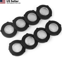 20 Pcs Hose Filter Washers, Garden Gasket 0.75 inches, Black