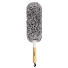 Mr.Siga Lint Microfiber Duster Washable And Reusable Duster Bamboo Handle And