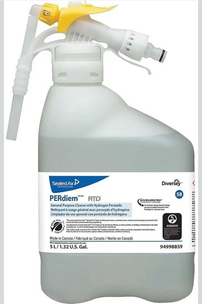 Diversey 94998859 General Purpose Cleaner, 5L Hose End Connection Bottle