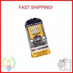 Homax – 33873210009 Steel Wool, Extra Fine Grade #000, 12 Pads