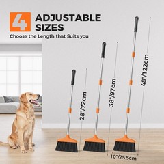 Nodirz Handy Broom Indoor/Outdoor Brooms Duty Kitchen Broom For Home Garage
