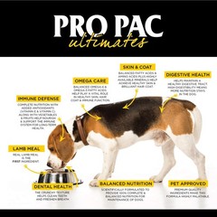 Pro Pac Ultimates Lamb Meal And Brown Rice Dry Dog Food 5 Lb.