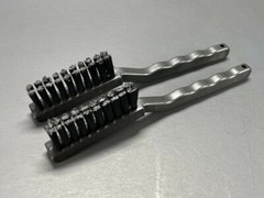 2Pcs Black Handle computer PCB Rework ESD Anti Static Brush Cleaning Tool