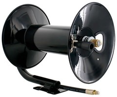 Steel Dragon Tools 4000 PSI 200′ Black Powder Coated Pressure Washer Hose Reel