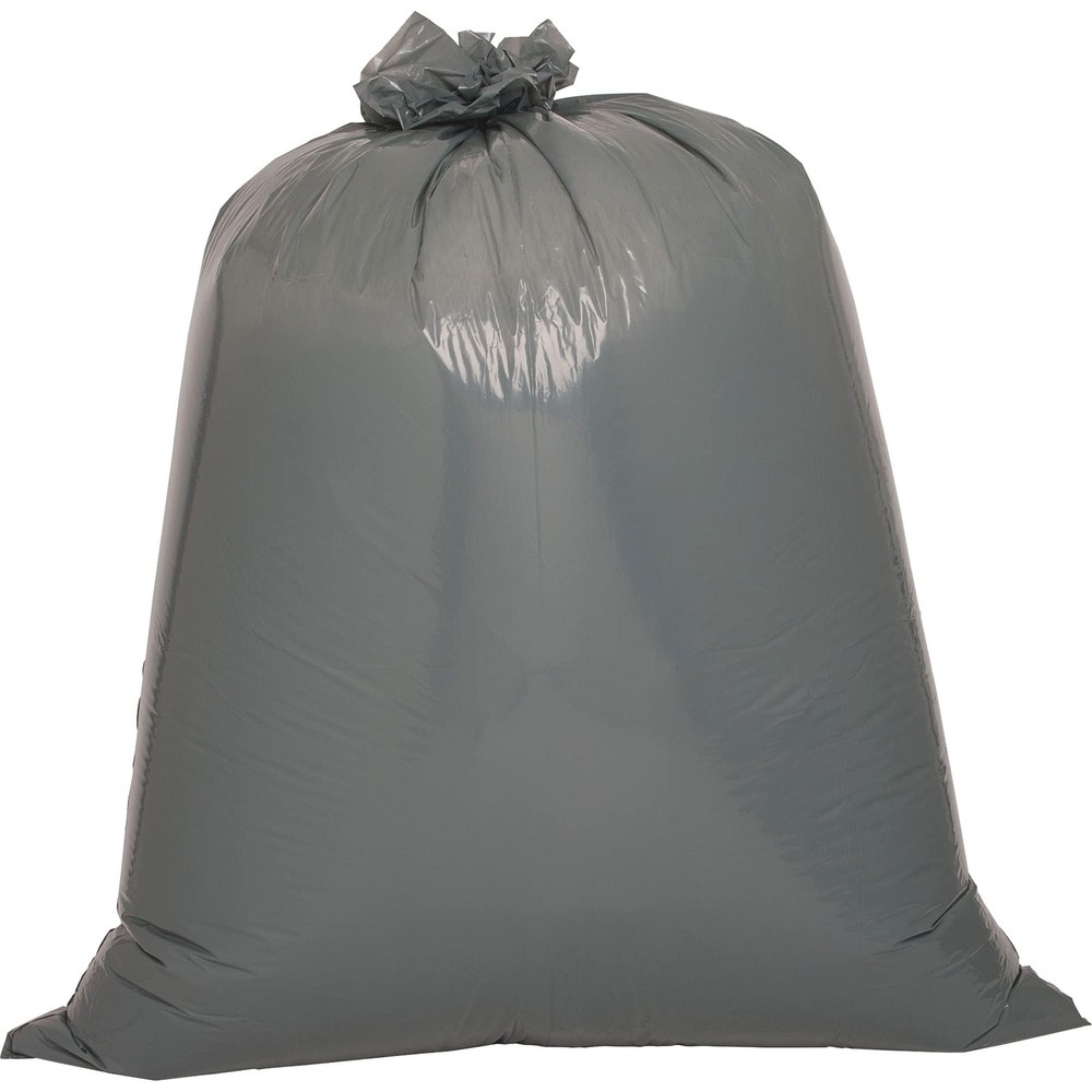 Genuine Joe Density Heavy-Duty Can Liner 39 X 56 60 Gal Capacity 1.55 Mil Black