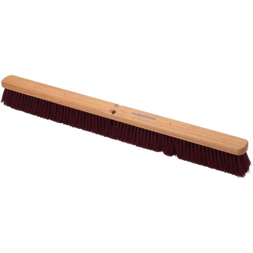 PRO SOURCE Heavy Duty Stiff Push Broom Head: Poly Bristles, Extra-Wide 36″