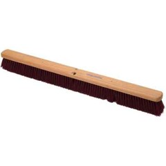 PRO SOURCE Heavy Duty Stiff Push Broom Head: Poly Bristles, Extra-Wide 36″