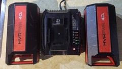 2 HOOVER COMMERCIAL HVRPWR GENUINE 40V MAX 6.0AH CH27260 w/ charger ion used