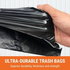 Pupzle Dog Poop Bin Liners Compatible with 1 Count (Pack of 30), Black