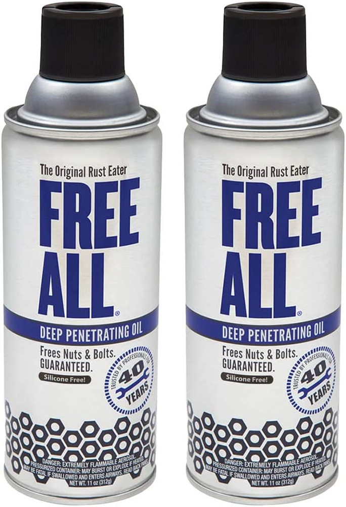 Rust Eater Deep Penetrating Oil 11 oz Aerosol 2 Pack Safe on Paint Plastic