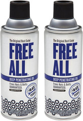 Rust Eater Deep Penetrating Oil 11 oz Aerosol 2 Pack Safe on Paint Plastic