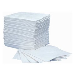 Oil-Dri L90852g Sorbent Pad, 12 Gal, 15 In X 19 In, Oil, White, Polypropylene