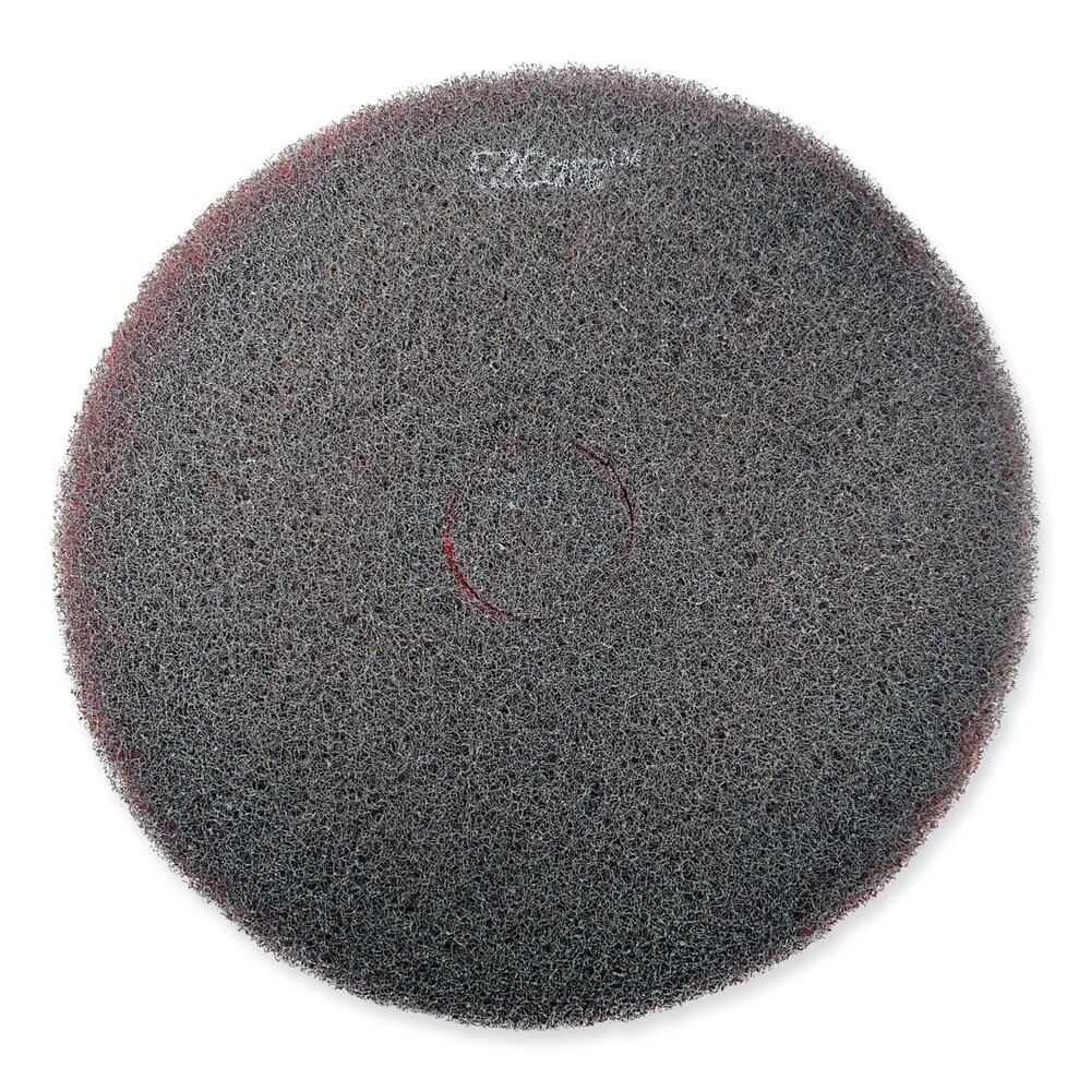 SC Johnson 311174 13 “Dia EZ CARE Heavy Duty Scrub Pad – Red/Gray (5/Carton) New