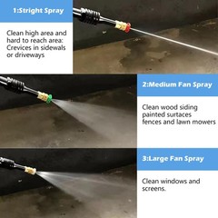 Hourleey Pressure Washer Tips, 7 Nozzle Multicolored