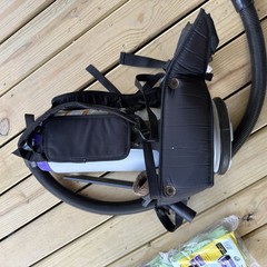 ProTeam Super QuarterVac Commercial Backpack Canister Vacuum SQV-100 Working