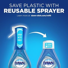 Dawn Platinum Plus Powerwash Spray Dish Soap 5X Grease Cleaning 4 x 16 Oz Pack