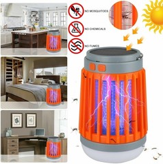 Solar USB Bug Killer Lamp 2PCS – Mosquito Trap, Outdoor/Garden Electronic Zapper