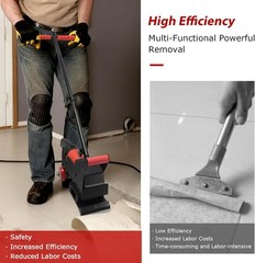 Electric Floor Scraper Machine, 3600 RPM, with Blade Detachable Handle