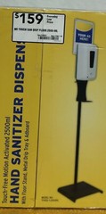 Zep TFHSU-1- 2500PL Touch-Free Motion Hand Dispenser 84.54-oz with Stand. 46M