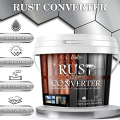 Rust Converter for Metal – Black Metal Primer and Rust Remover, Reformer ＆ En…