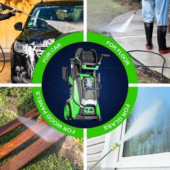 3800PSI Pressure Electric High Pressure Washer 1800W 2.8GPM with Touch Screen