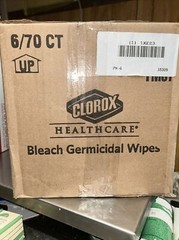 Clorox Healthcare 35309 Wipes 70 CT Per Container 6 PK. 1XEZ3 👀 GR8 BUY. 👍