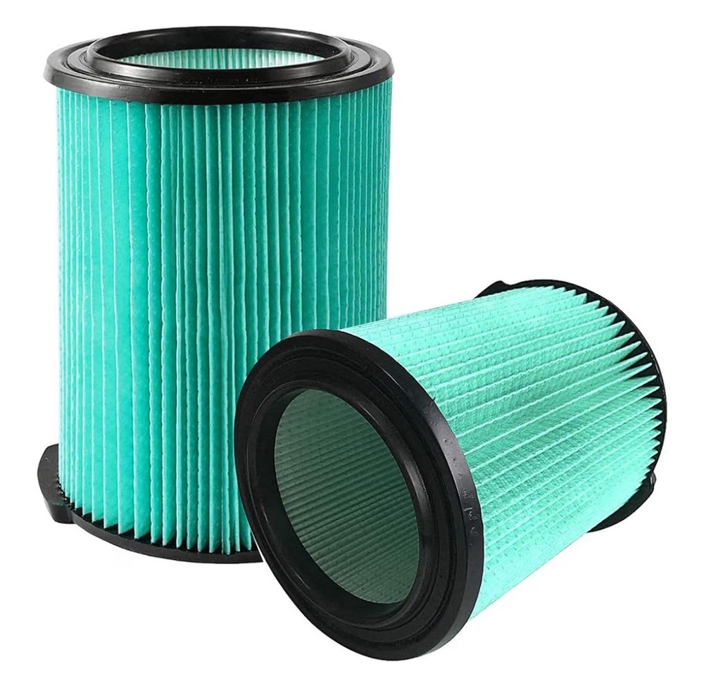 Two Pack CMXZVBE38753 Cartridge Vacuum HEPA Filter For Craftsman 5-20 Gallon